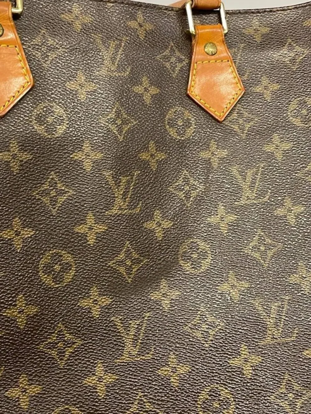 LOUIS VUITTON Sac Plat M51140 (new model) Monogram Unclear Handbag